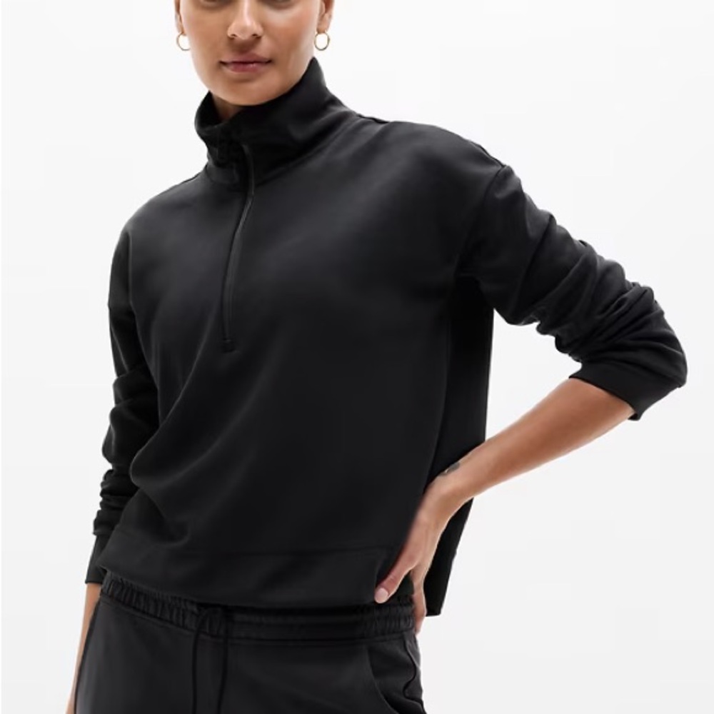 Athleta Seasoft Quarter Zip